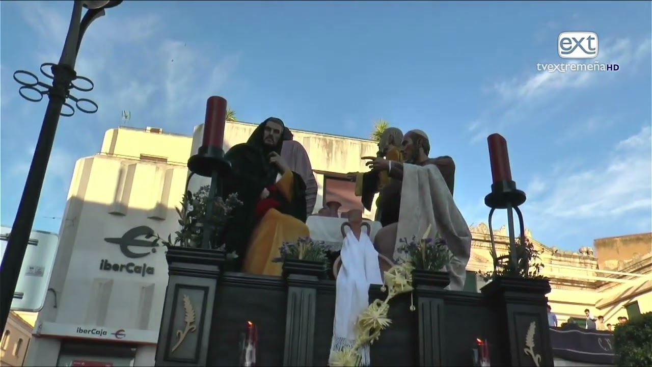 TVEX 13 04 25 SEMANA SANTA DE MERIDA DOMINGO DE RAMOS SAGRADA CENA