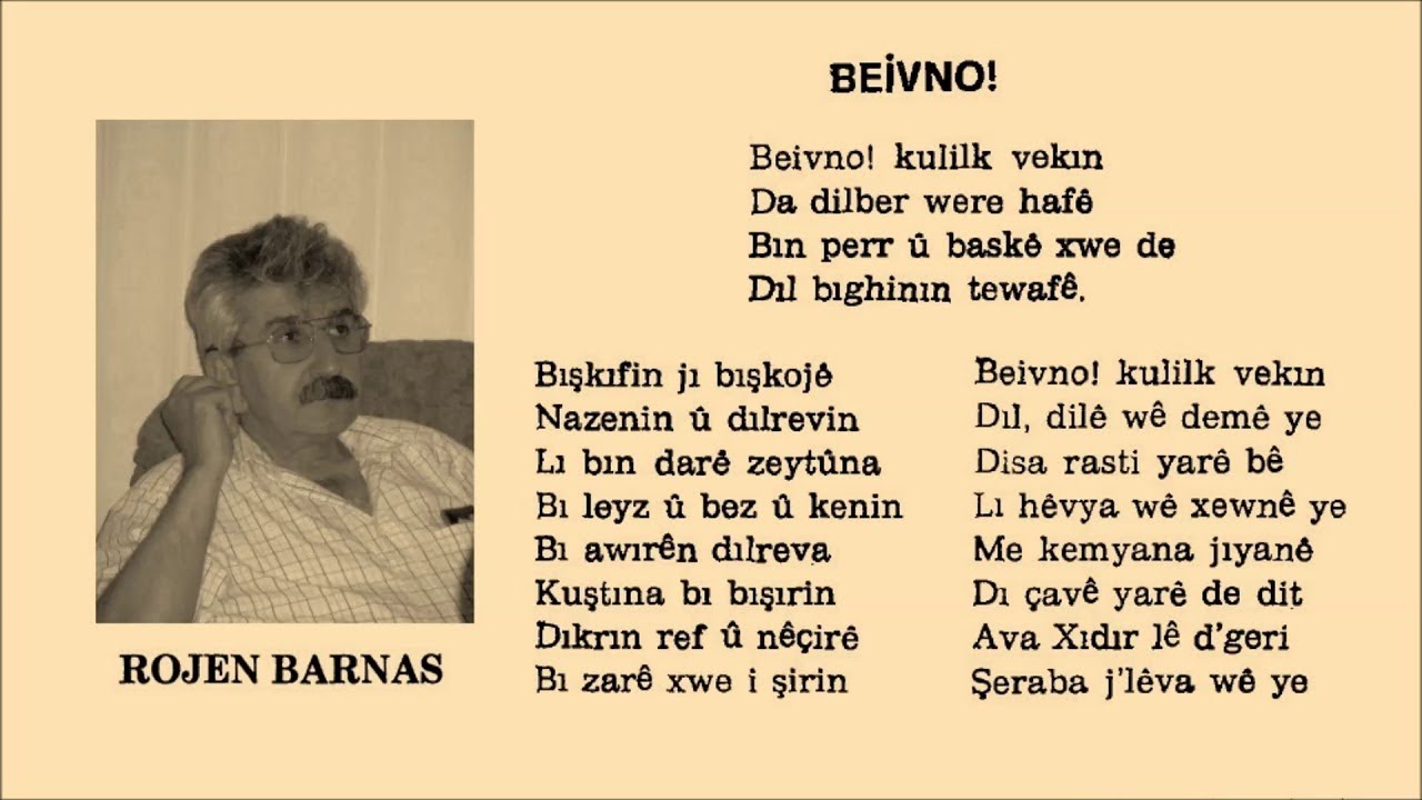 Rojen Barnas  -  Kal&ecirc;  -  Be&icirc;v