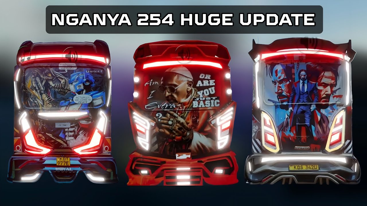 🤯Crazy Update:NGANYA 254 Matatu Game new javs added