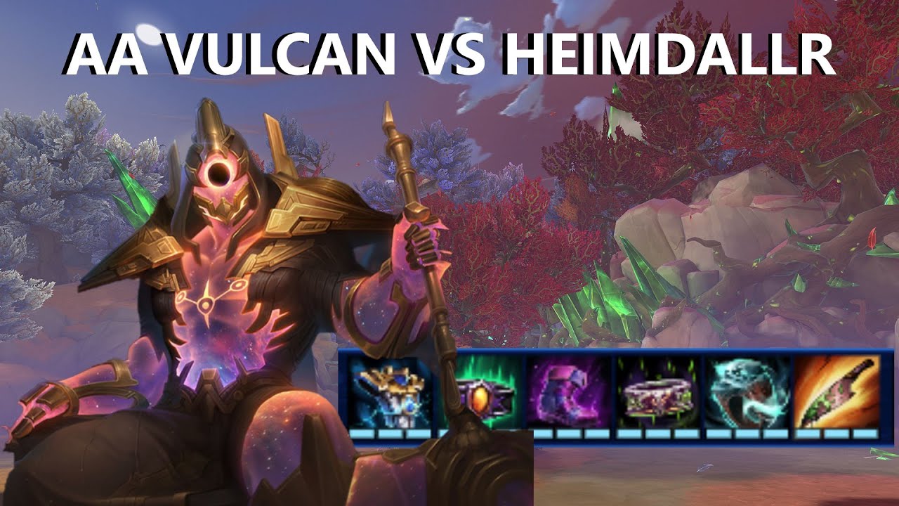 COMMITTING TO AUTO ATTACKS (VULCAN VS HEIMDALLR) - Grandmasters Ranked 1v1 Duel - SMITE