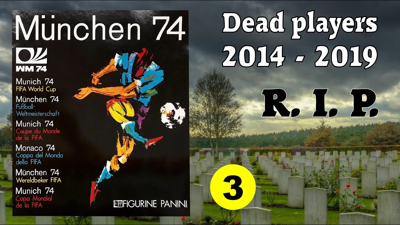 R.I.P. Dead football players in Panini Album 