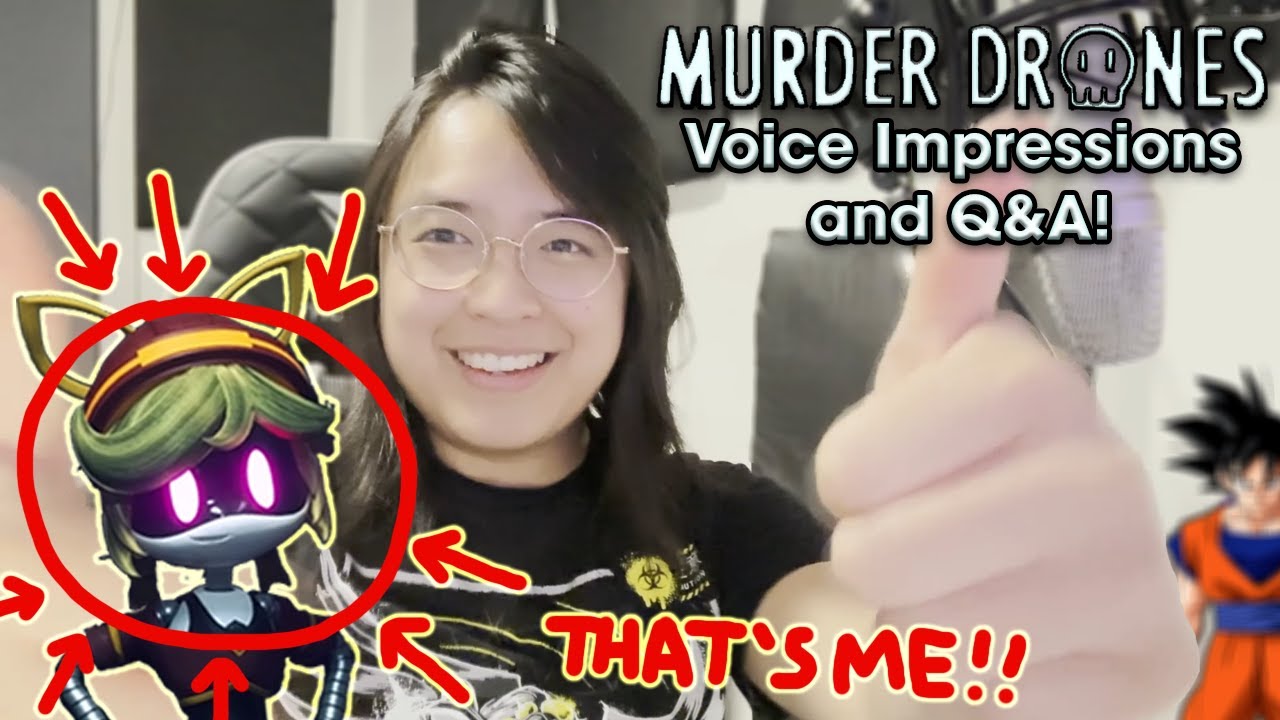 Murder Drones Impressions by LIZZY'S VOICE ACTOR + Q&A!!
