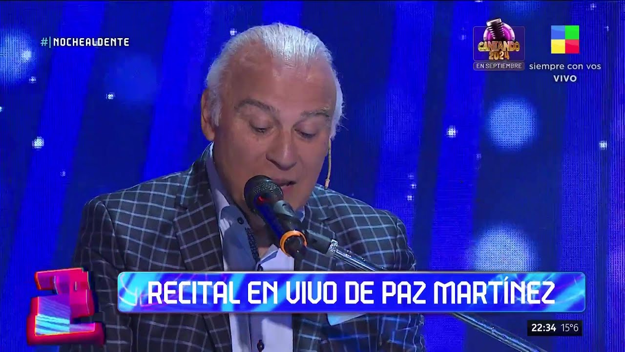 😍 PAZ MARTÍNEZ se pone AL DENTE y canta SUS MEJORES TEMAS