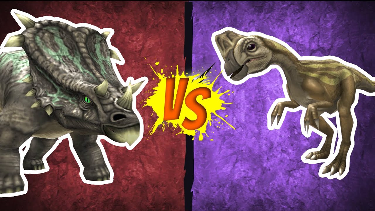 Chasmosaurus vs. Oviraptor - Epic Dino Battles