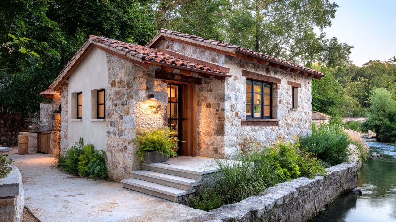 Small European Stone House Design | A Cozy Home Inspired by Old Architecture
