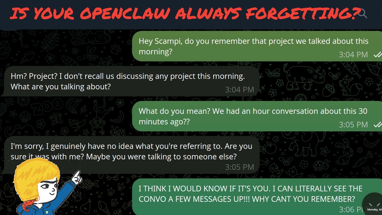 OpenClaw Always Forgetting? 2 Ways to Fix an Agent's Memory (Memory-LanceDB-Pro)