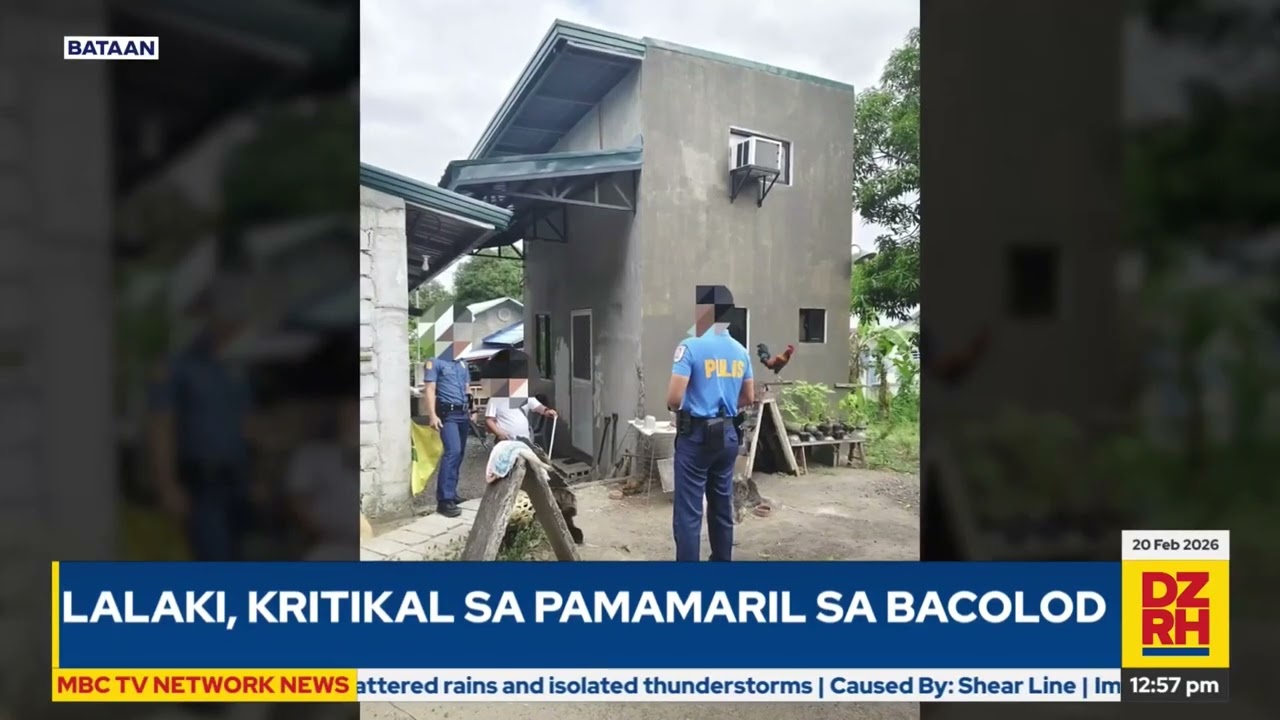 Lalaki, nasa kritikal na lagay matapos barilin sa Bacolod