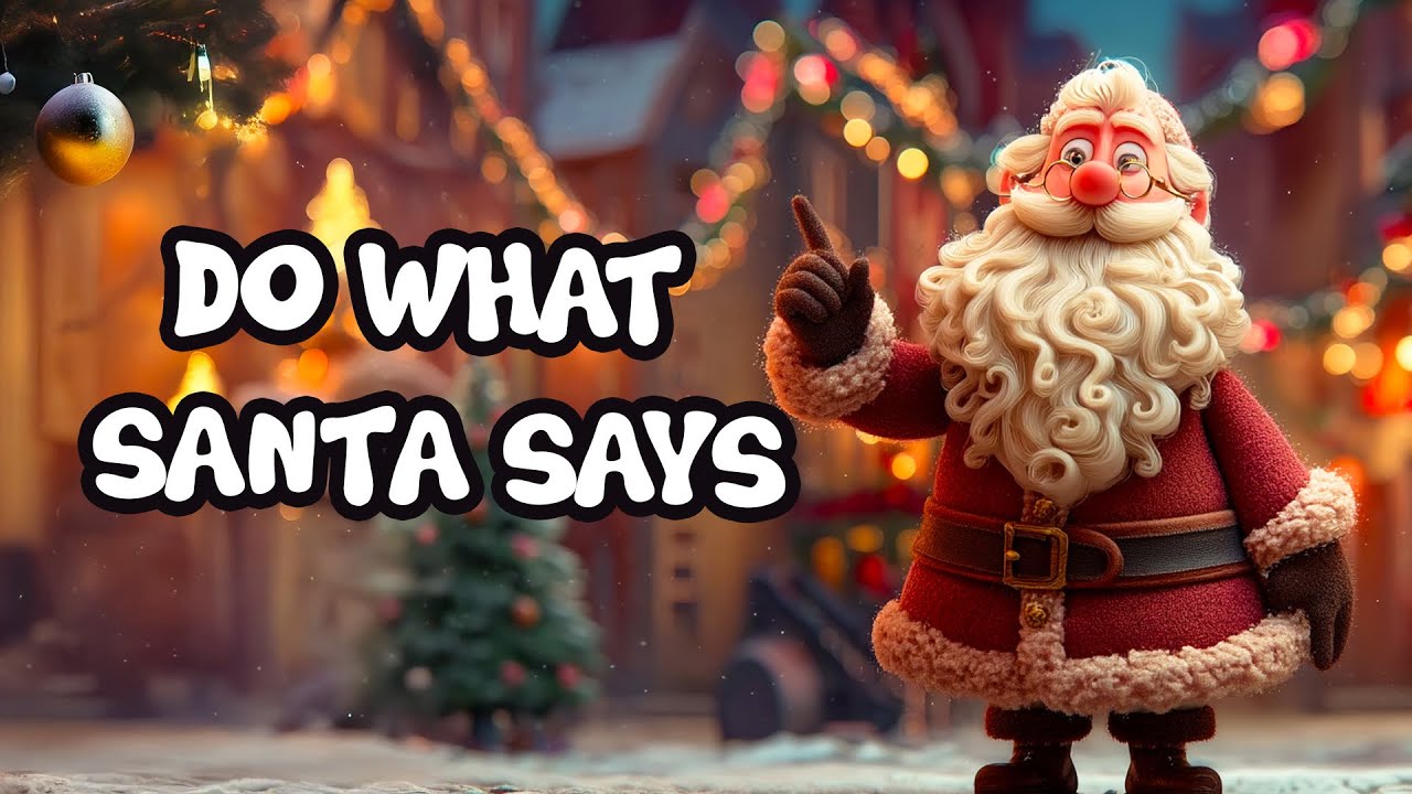 Rock and Roll with Santa Song for Kids | Clap, Jump and Dance with Christmas Moves for Children