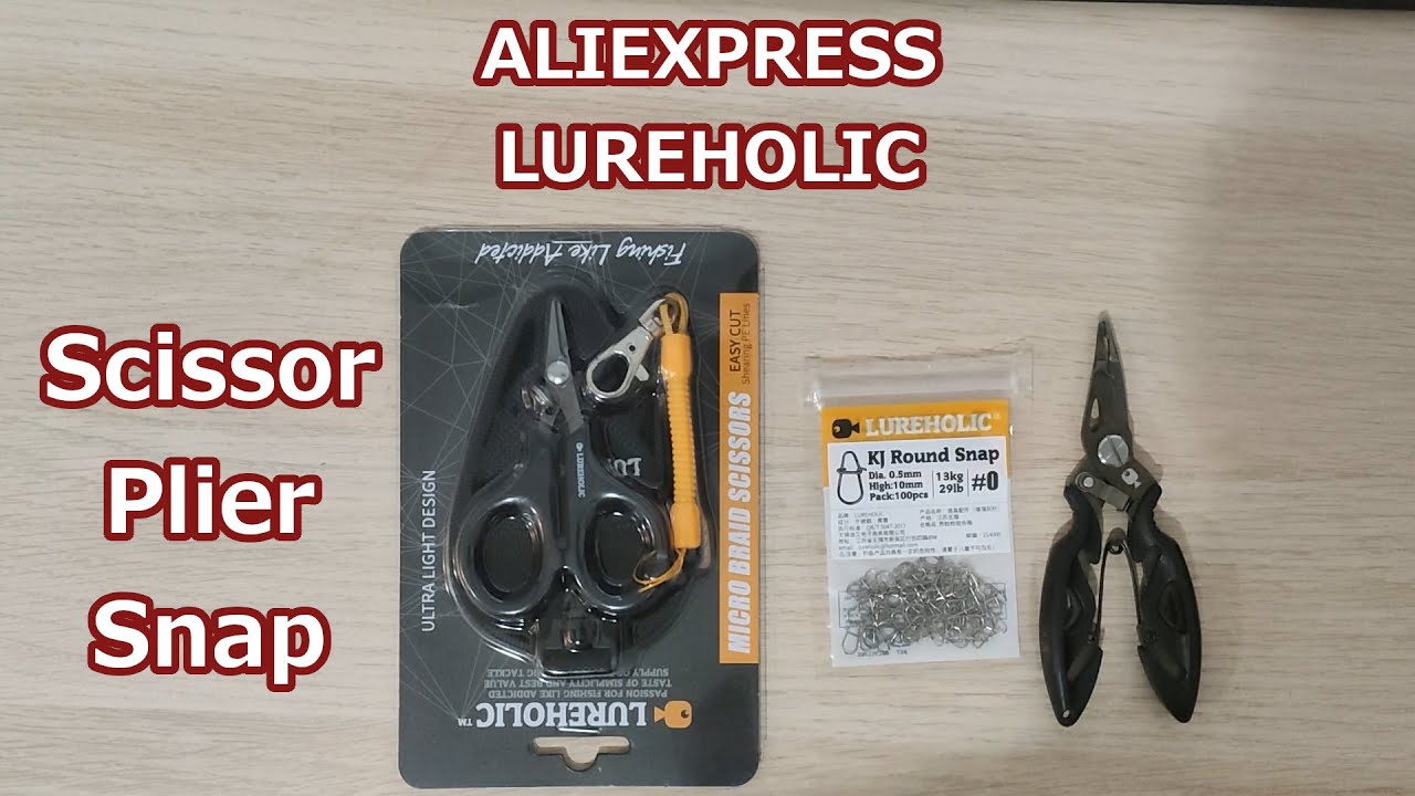 Aliexpress - Lureholic - Klešta Makaze Kopče - Plier Scissor Snap
