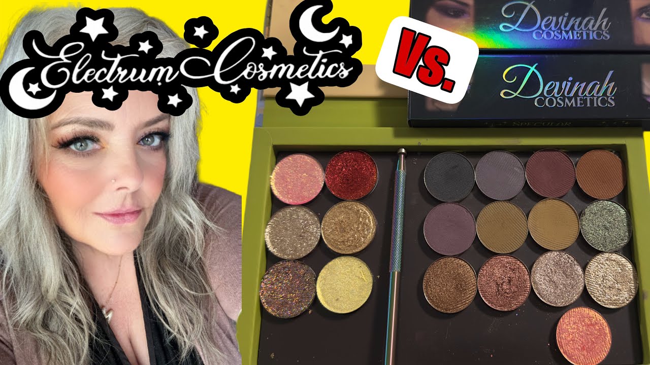 Electrum Cosmetics vs Devinah cosmetics | indie single shadow battle
