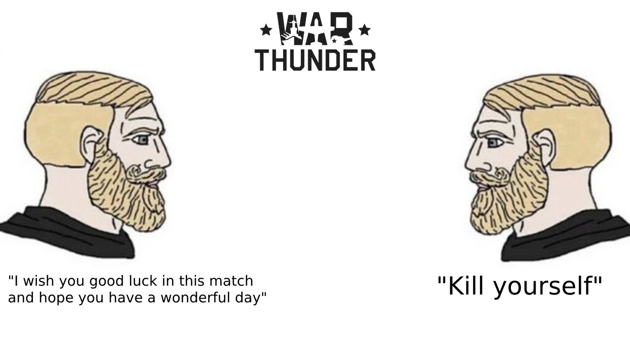 War Thunder Air RB chat is literally the pinnacle of human communication