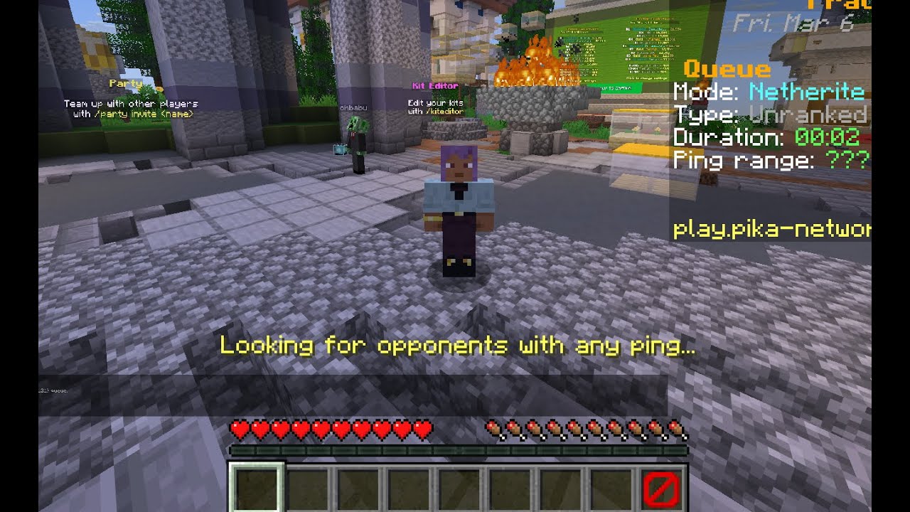 Practicing and 1v1ing mace with viewers