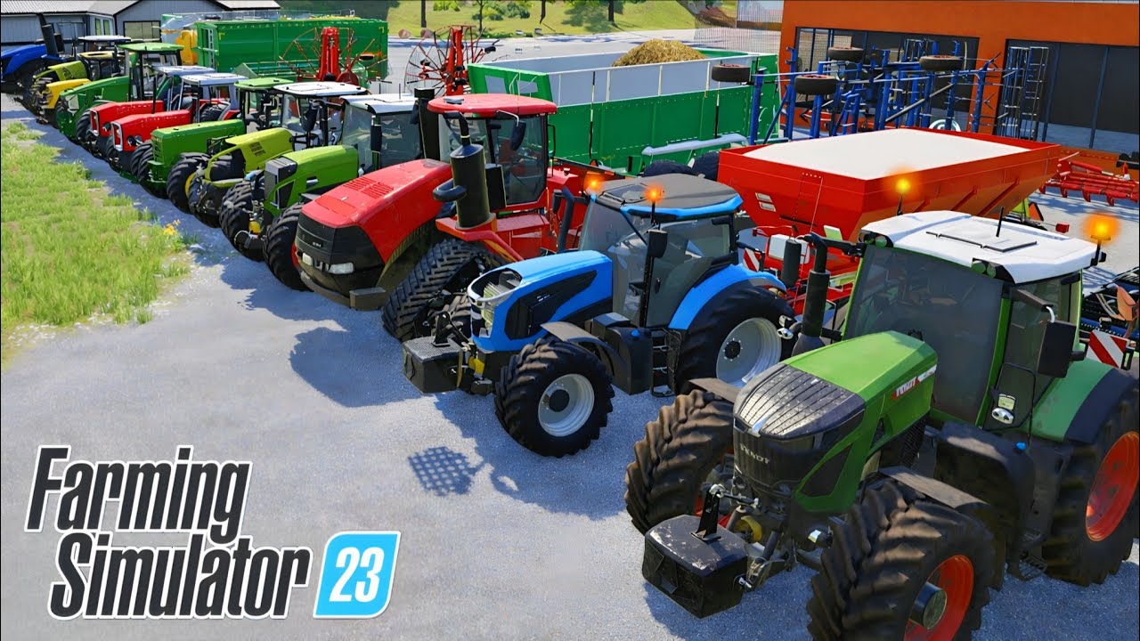 Purchased All Tractors In Fs 23 ! Farming Simulator 23 ! Timelapse #fs23 