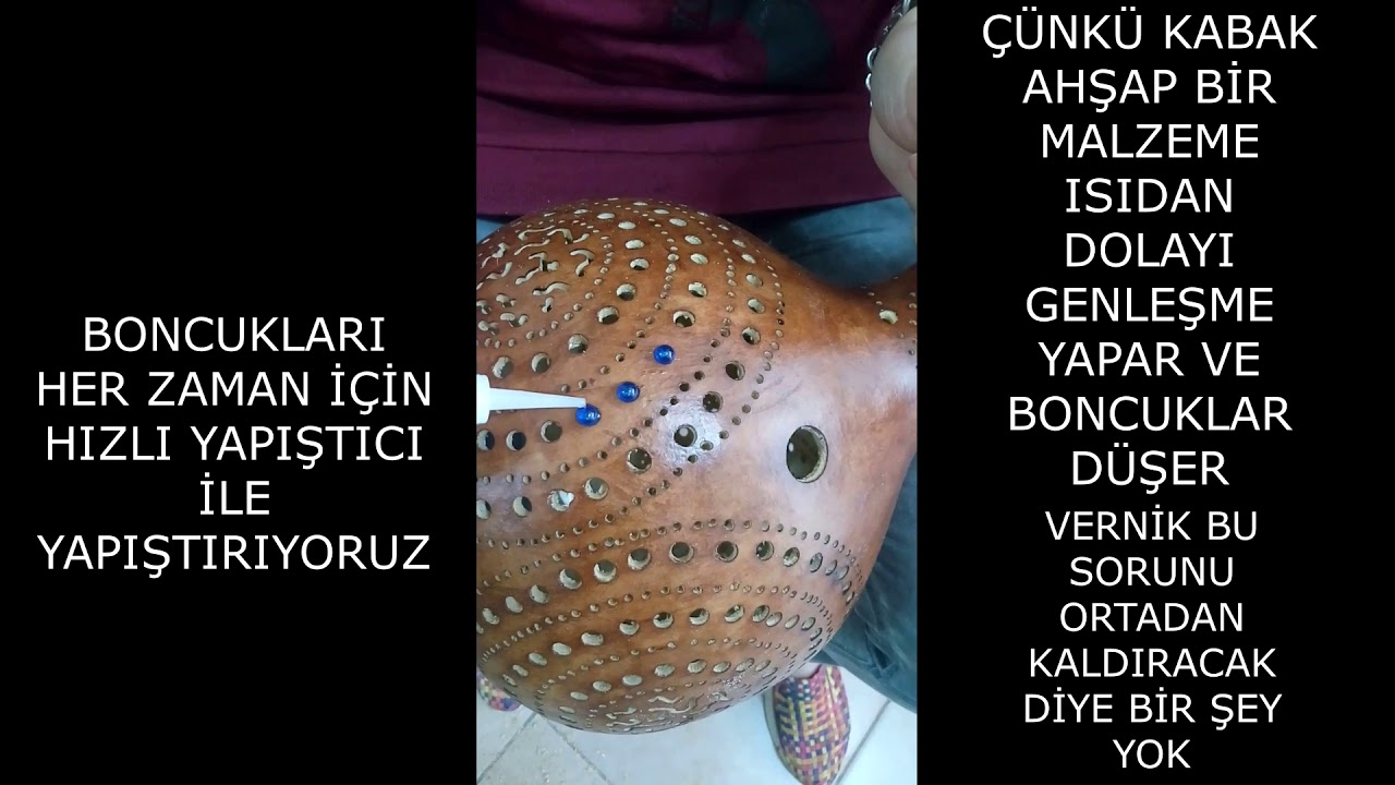 SU KABAKLARINDA BONCUKLAMA ÇALIŞMASI