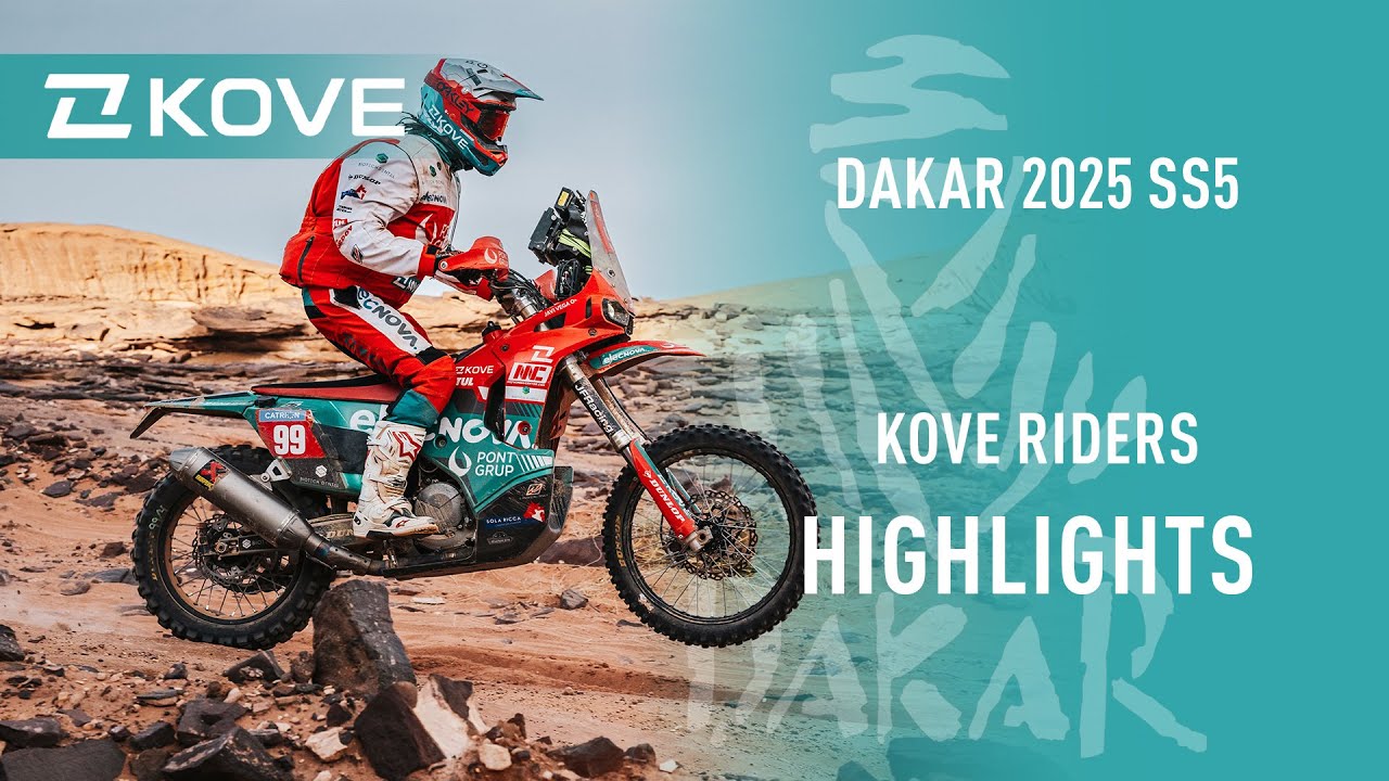 KOVE DAKAR 2025:HIGHLIGHTS OF KOVE RIDERS in SS5