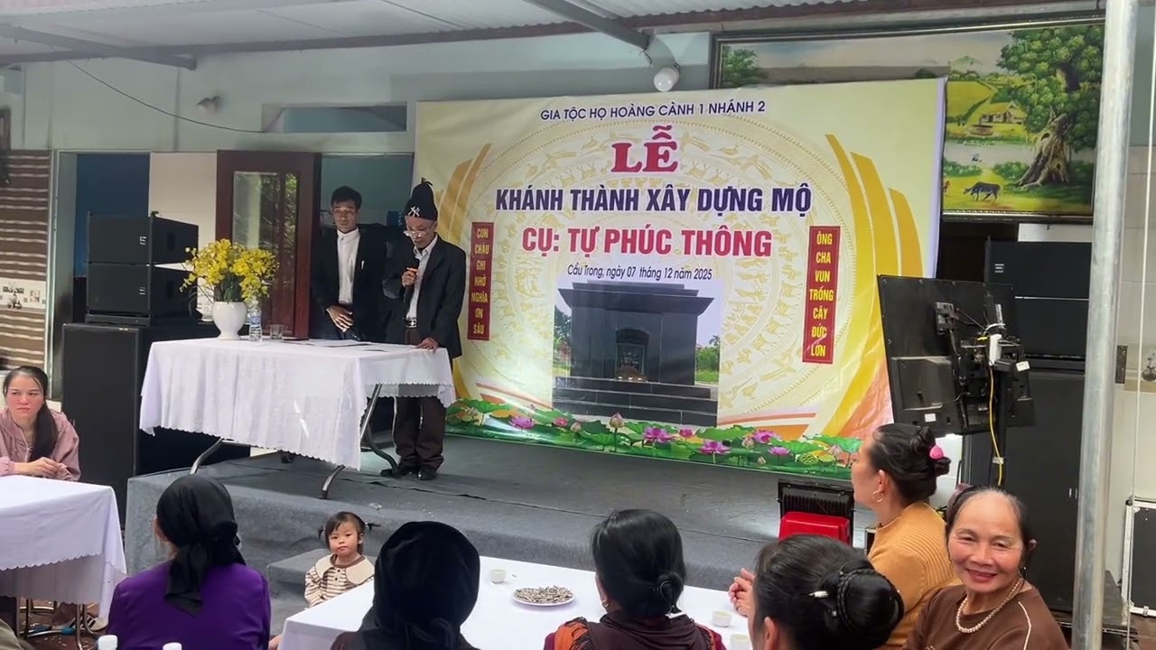 Lễ khánh thành mộ cụ Tự Phúc Thông - Họ Hoàng