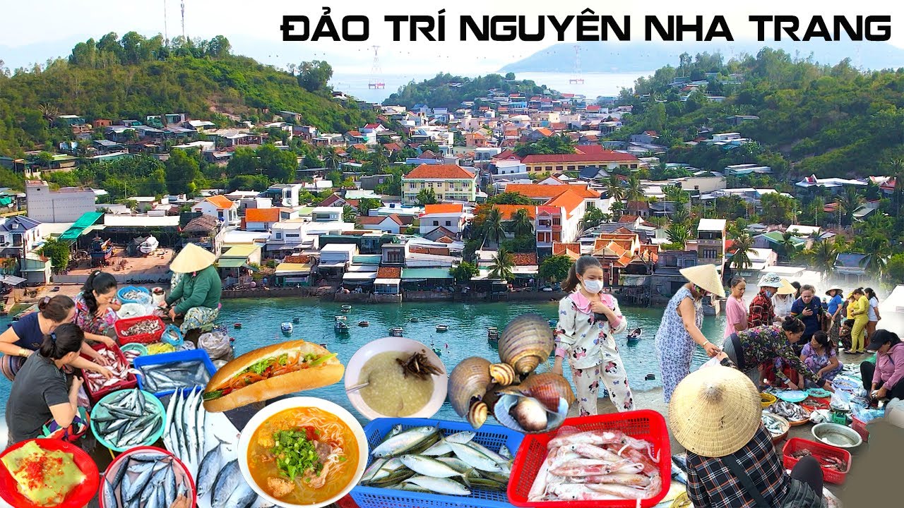 Chỉ 5K Ra Đảo Trí Nguyên Nha Trang Đầy Hải Sản Tươi Rẻ, Toàn Món Ngon Làng Biển