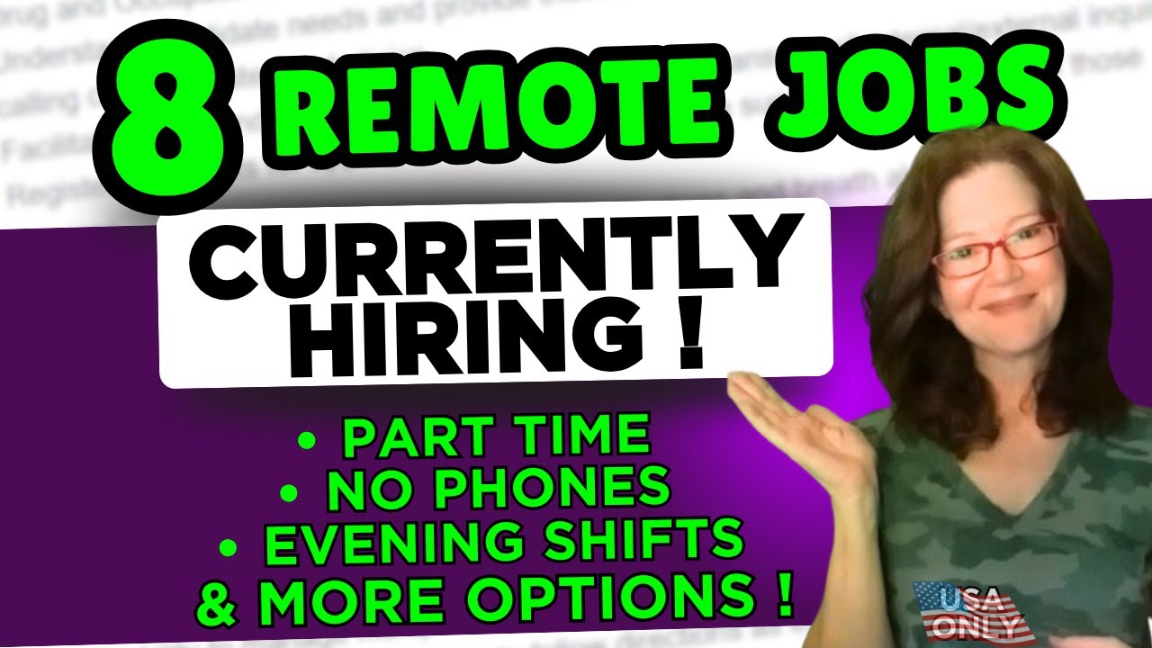 8 LEGITIMATE Work From Home Jobs Up For Grabs
