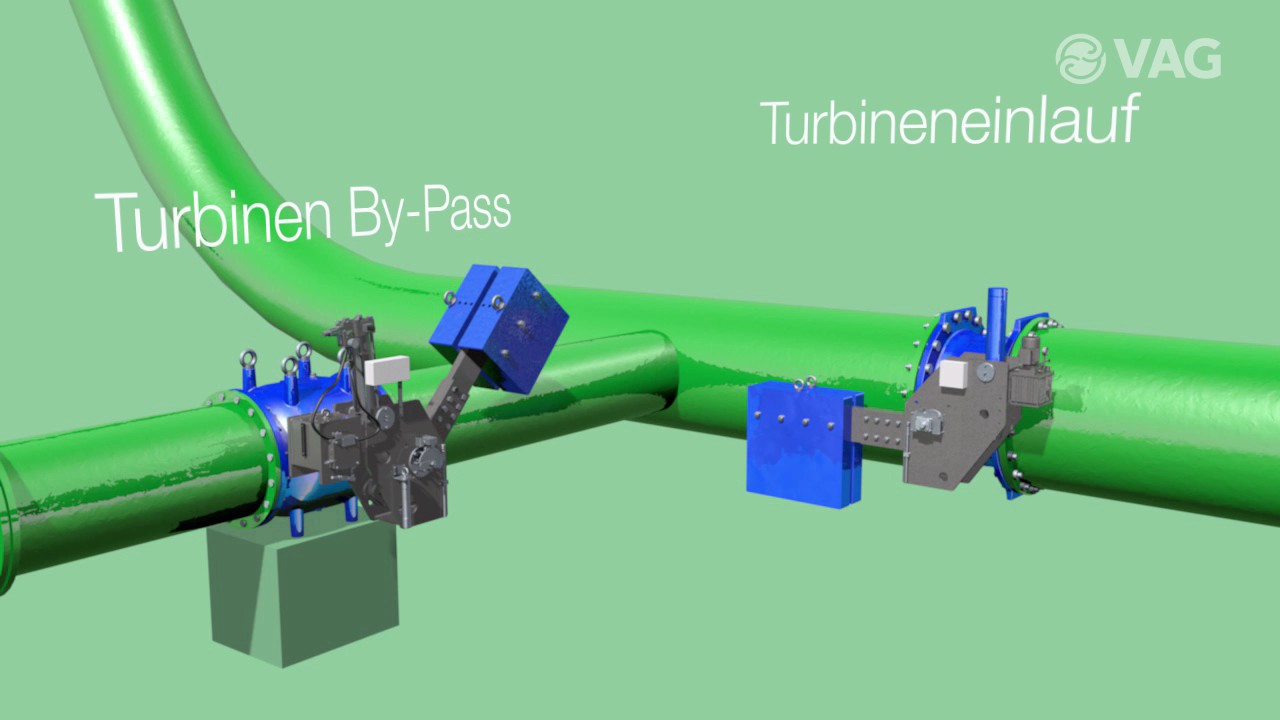 VAG HYsec Hydraulischer Fallgewichtsantrieb (VAG EKN&reg; Absperrklappe) Produktinformation DE (Auszug)