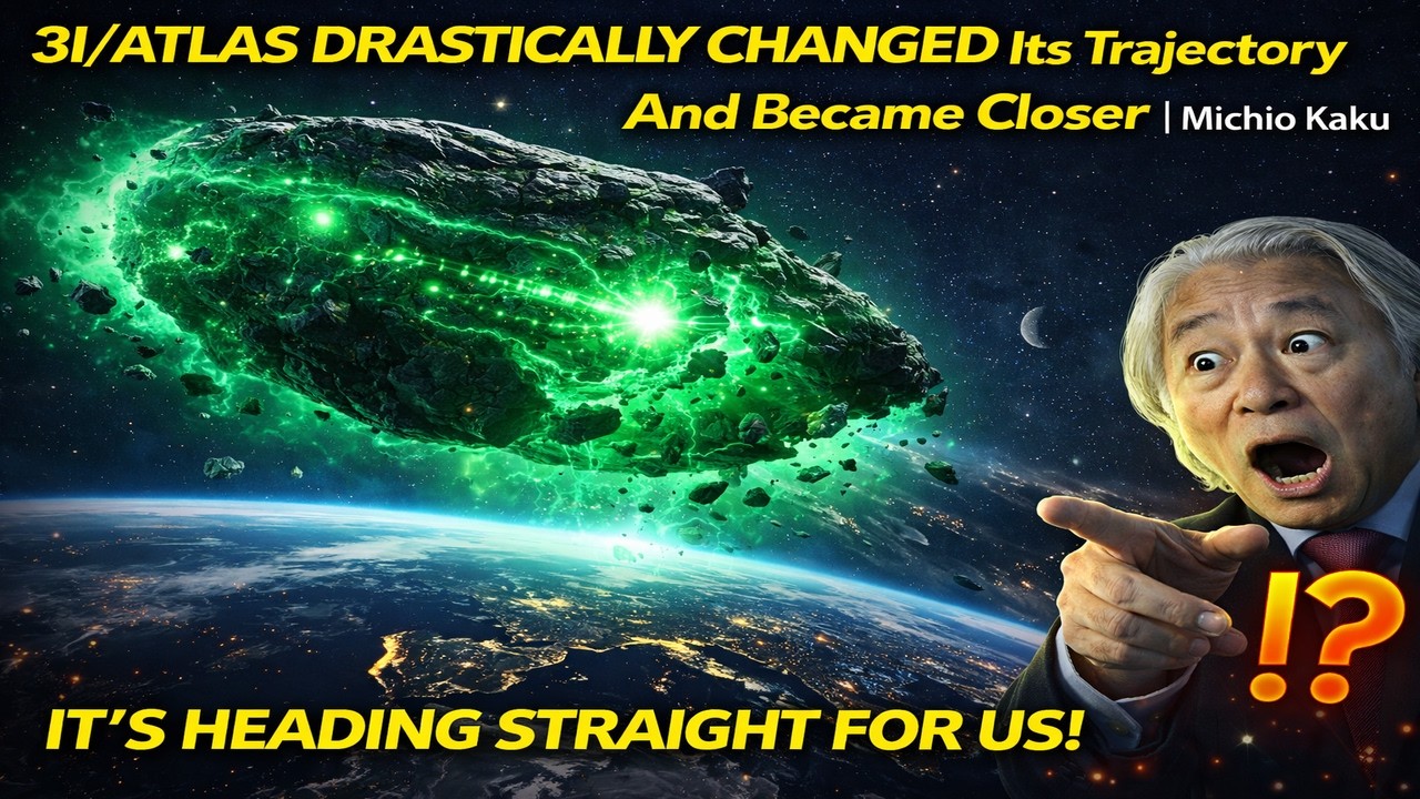 Космический аппарат 3IATLAS резко изменил свою траекторию и приблизился к цели | Мичио Каку