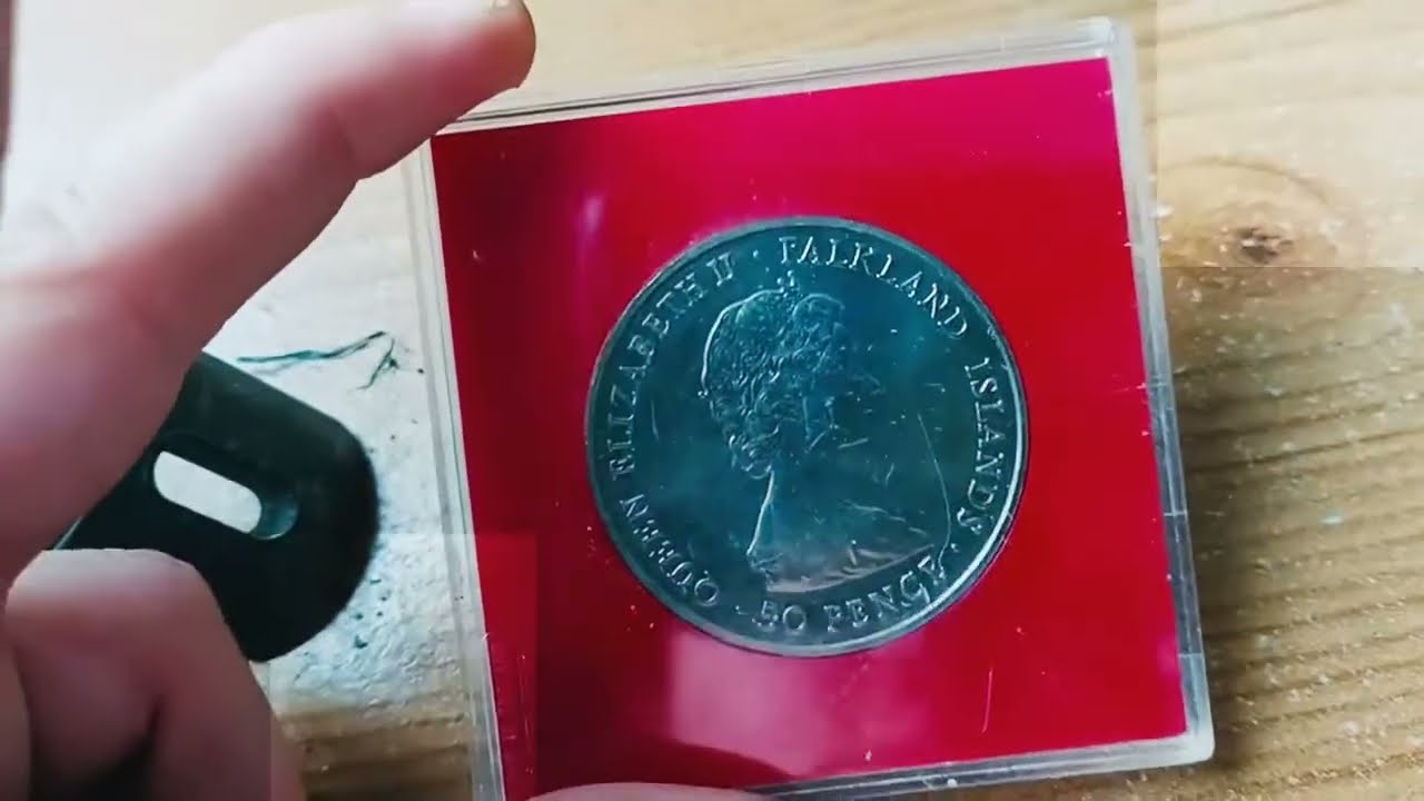 Falkland Islands liberation crown coin 1982
