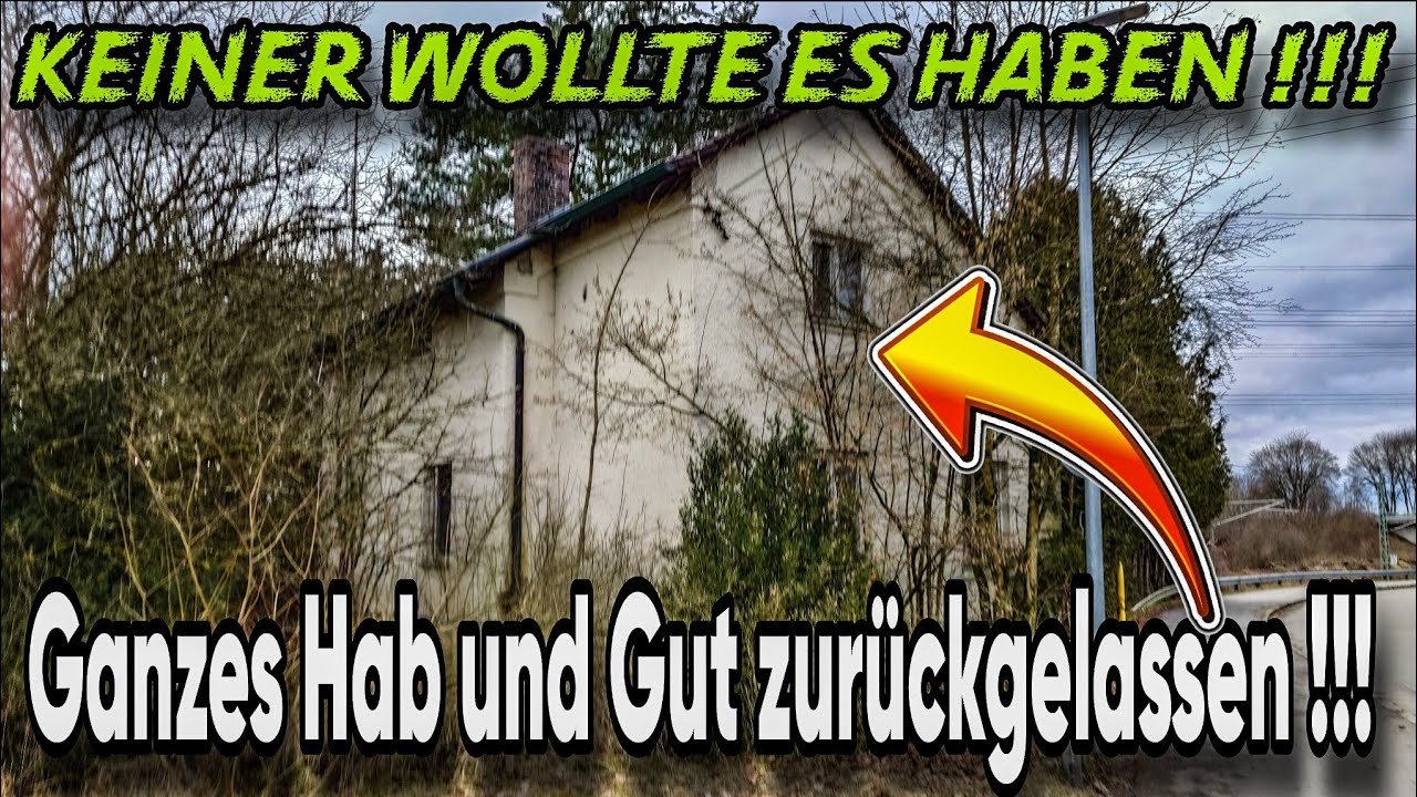 ERBE EINSAM AM STRASSENRAND ZURÜCKGELASSEN‼️| WARUM wollte es KEINER haben ⁉️🤔 | LOST PLACES 