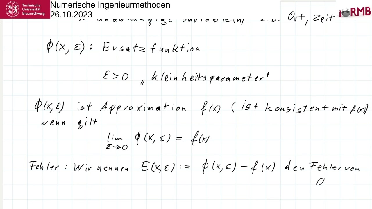 Numerisch Ingenieurmethoden 1