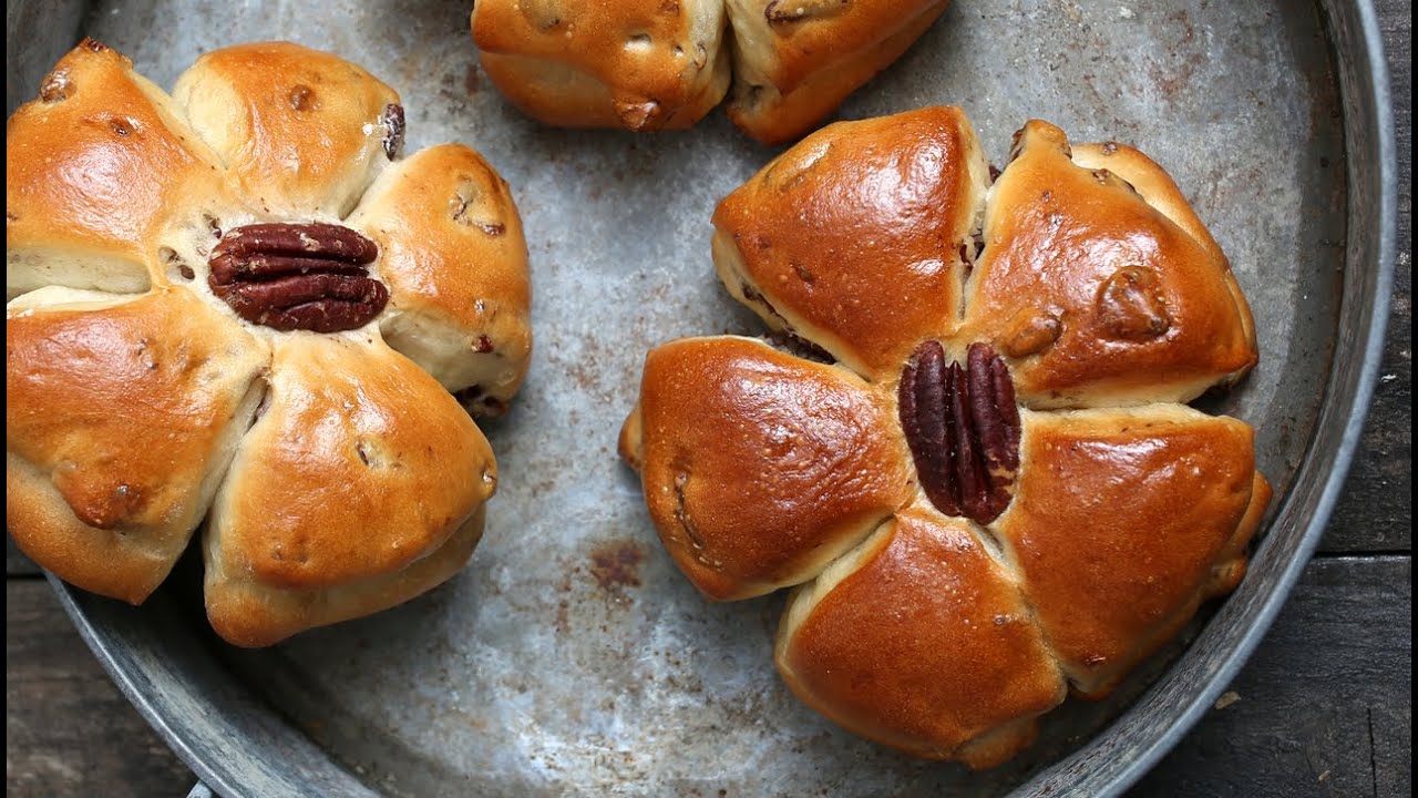 메이플시럽 풍미 진한~ 메이플 피칸빵 만들기 (Maple pecan bread recipe)