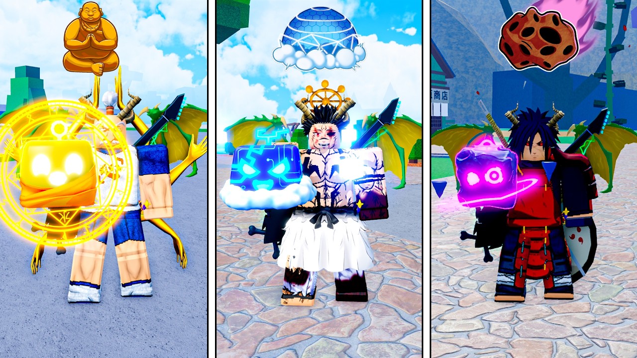 Des PERSONNAGES d’anime choisissent mon stuff sur Blox Fruits !