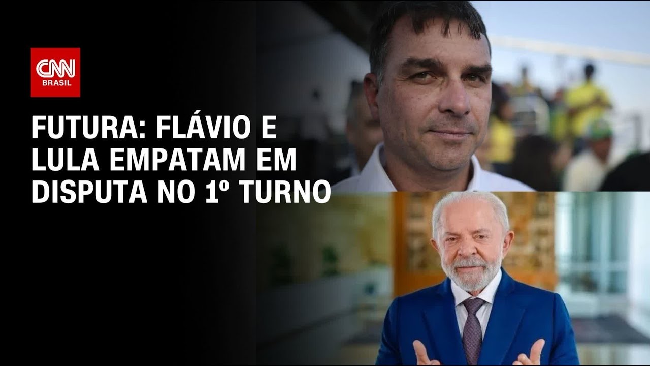 Futura/Apex: Lula e Fl&aacute;vio empatam em cen&aacute;rios de 1&ordm; turno | CNN NOVO DIA