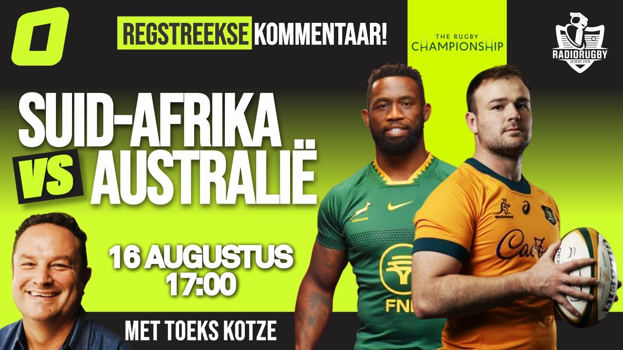 RUGBY KAMPIOENSKAP | SUID-AFRIKA V AUSTRALIË | RADIORUGBY