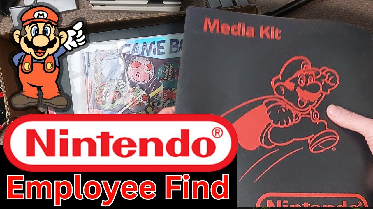 UNBOXING of Nintendo Employee Video Game Collection: Part 1