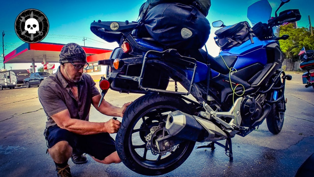 DMV: Rear Tire Debacle - Florida to Georgia - Swamp Camping - DIY Mount & Balance