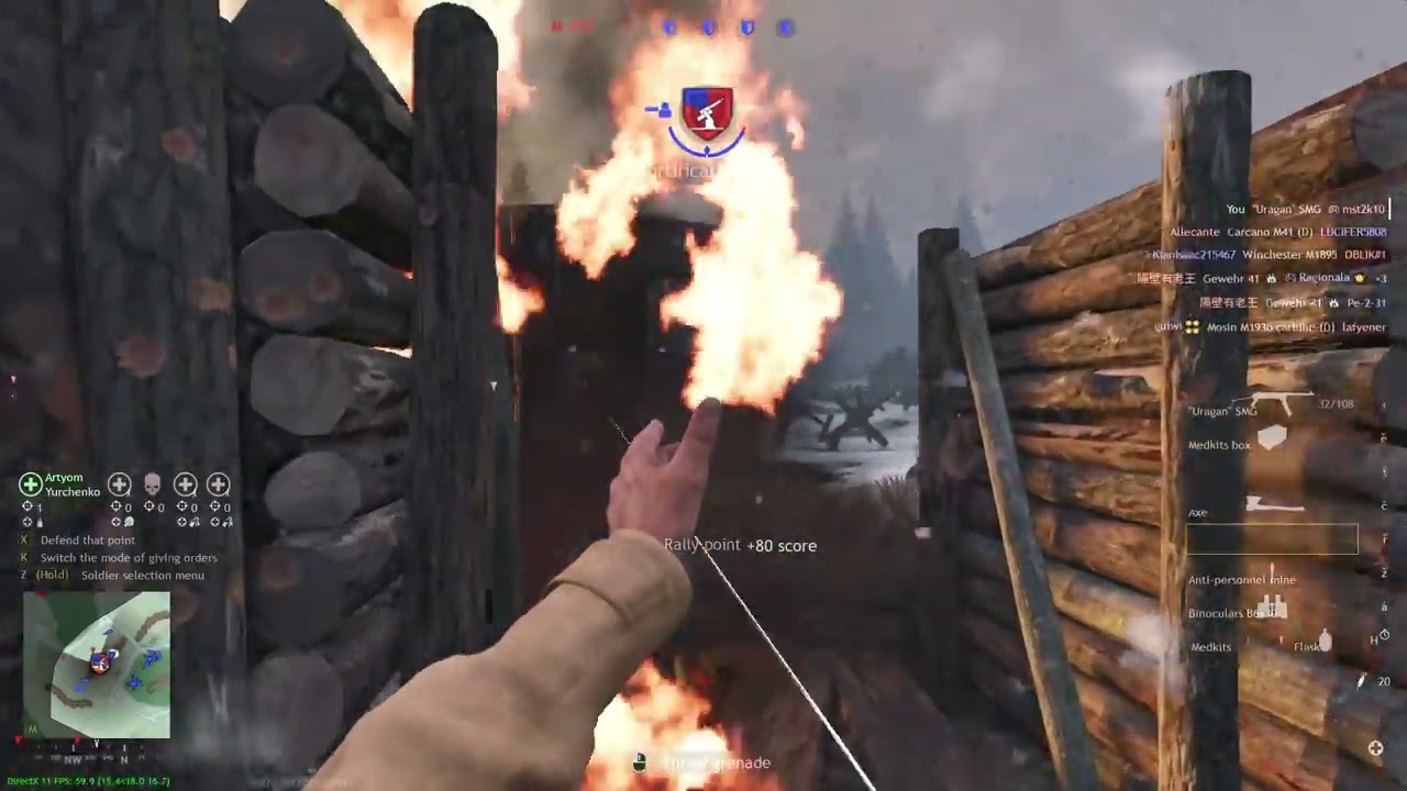Enlisted gameplay br:2 Fortified district(conquest)
