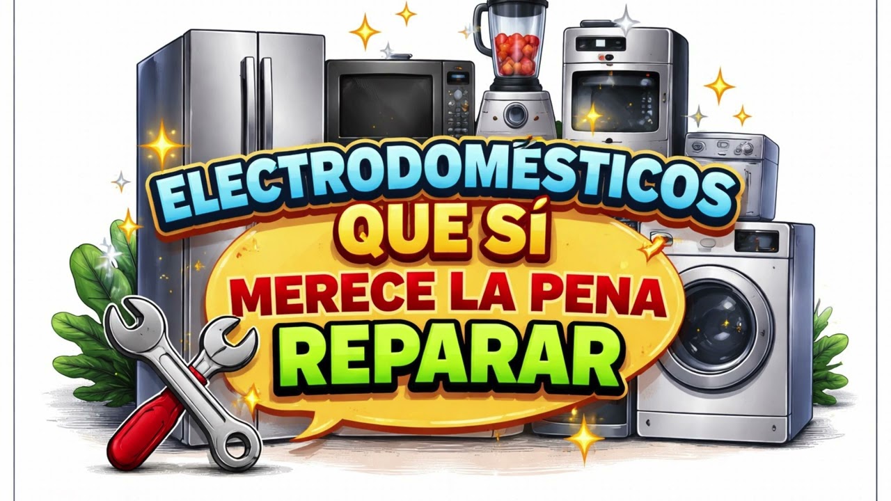 Por qué fallan los electrodomésticos que SÍ merece la pena reparar