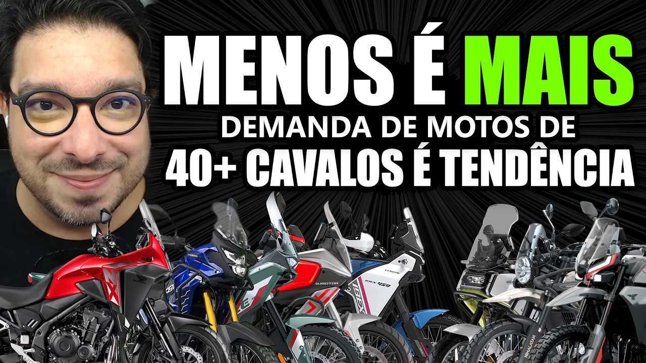 Menos é MAIS - Demanda de motos de 40 cavalos é tendência