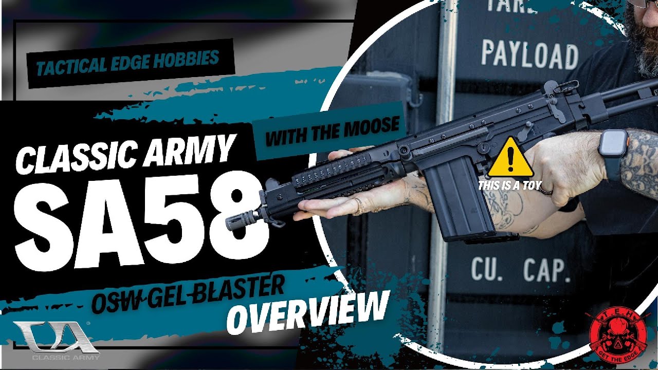 NOSTALGIC - The Paratrooper SA58 OSW FAL Gel Blaster from Classic Army