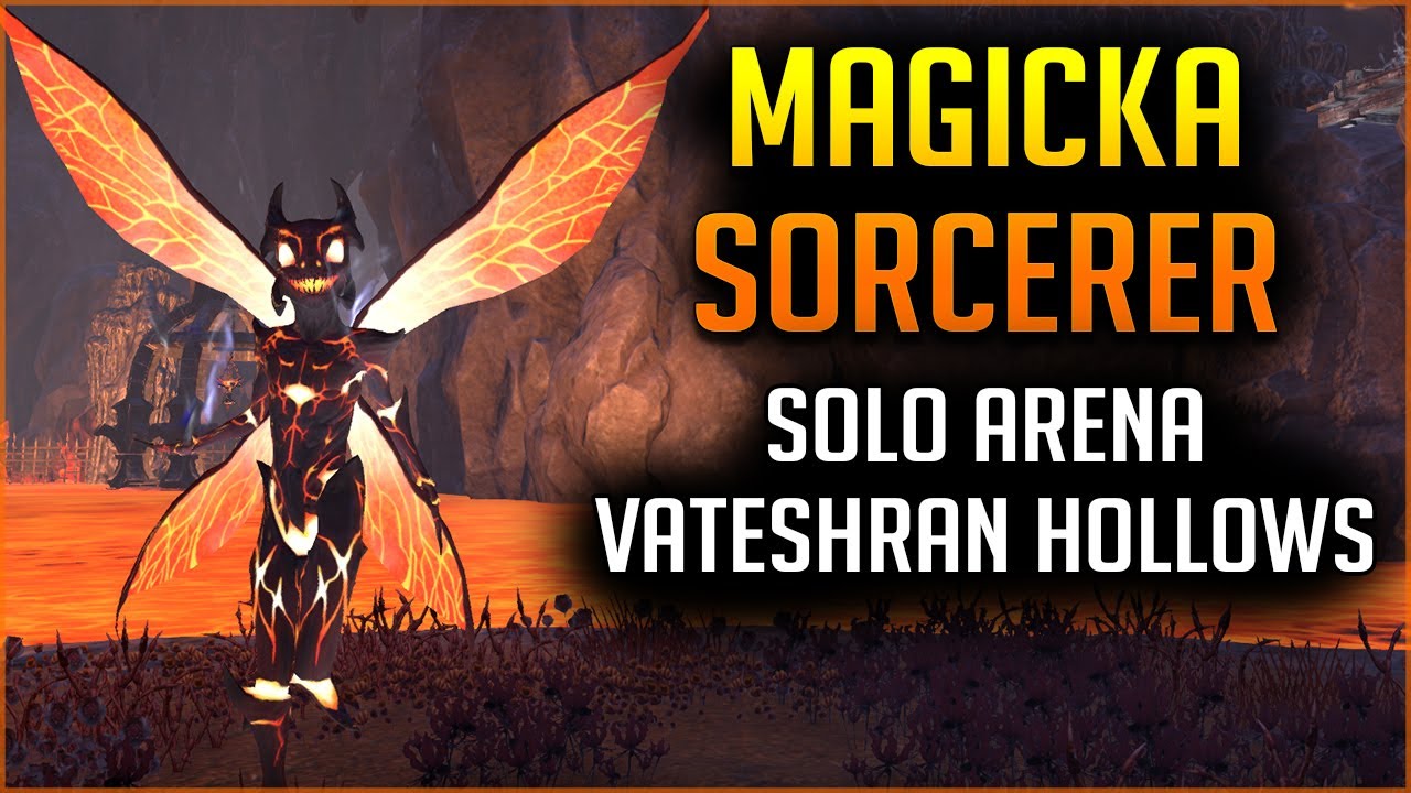 ✨Magicka Sorcerer✨ Solo Arena Vet Vateshran Hollow - Full Run PTS - Elder Scrolls Online ESO