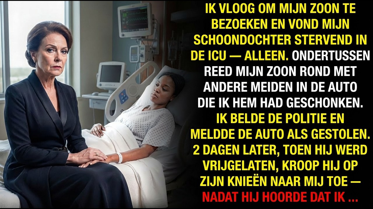 Mijn zoon reed rond met meisjes terwijl zijn vrouw stervende was — mijn reactie verwoestte hem.