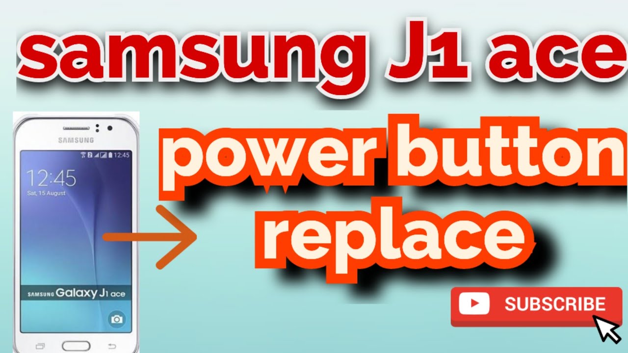 How to replace Samsung  j1 ace power button | samsung j1 ace power button not working solution