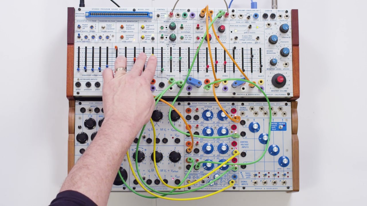 Buchla 281 Reissue makes a great companion to the Easel Command