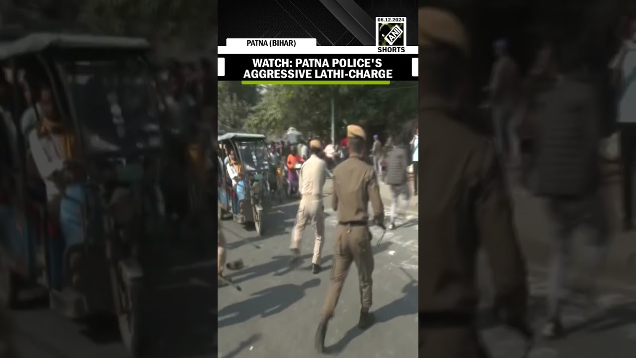 Bihar Police&rsquo;s brutal lathi-charge on protesting BPSC students in Patna