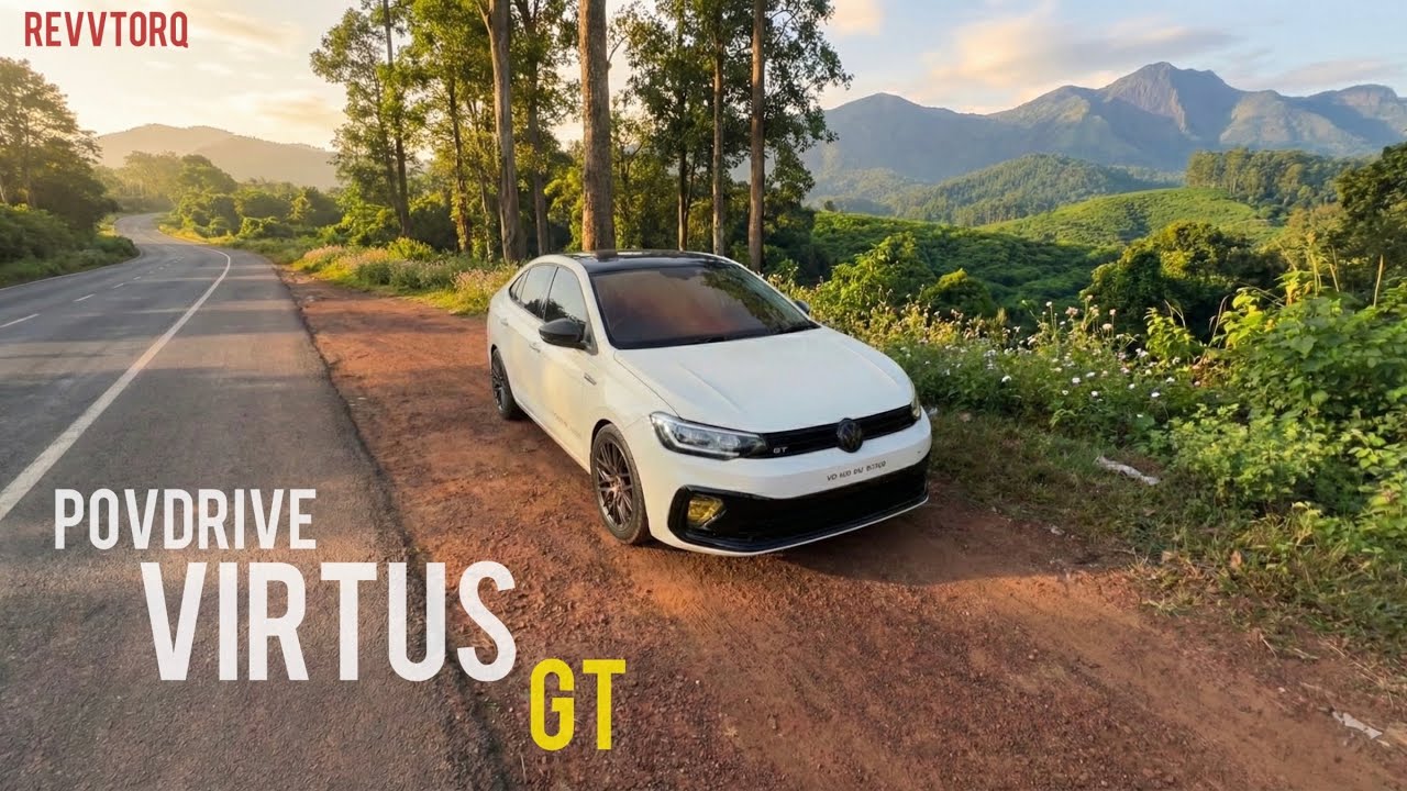 💥LOUD VW Virtus GT 2025 | 114 BHP | POVDrive #10 |RevvTORQ | JR Alloys 1/1 In INDIA🇮🇳| Hot Exhaust🔥