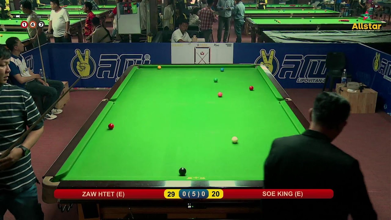 Zaw Htet (E) Vs Soe King (E) part-1 : Cue Master Snooker Championship 2026