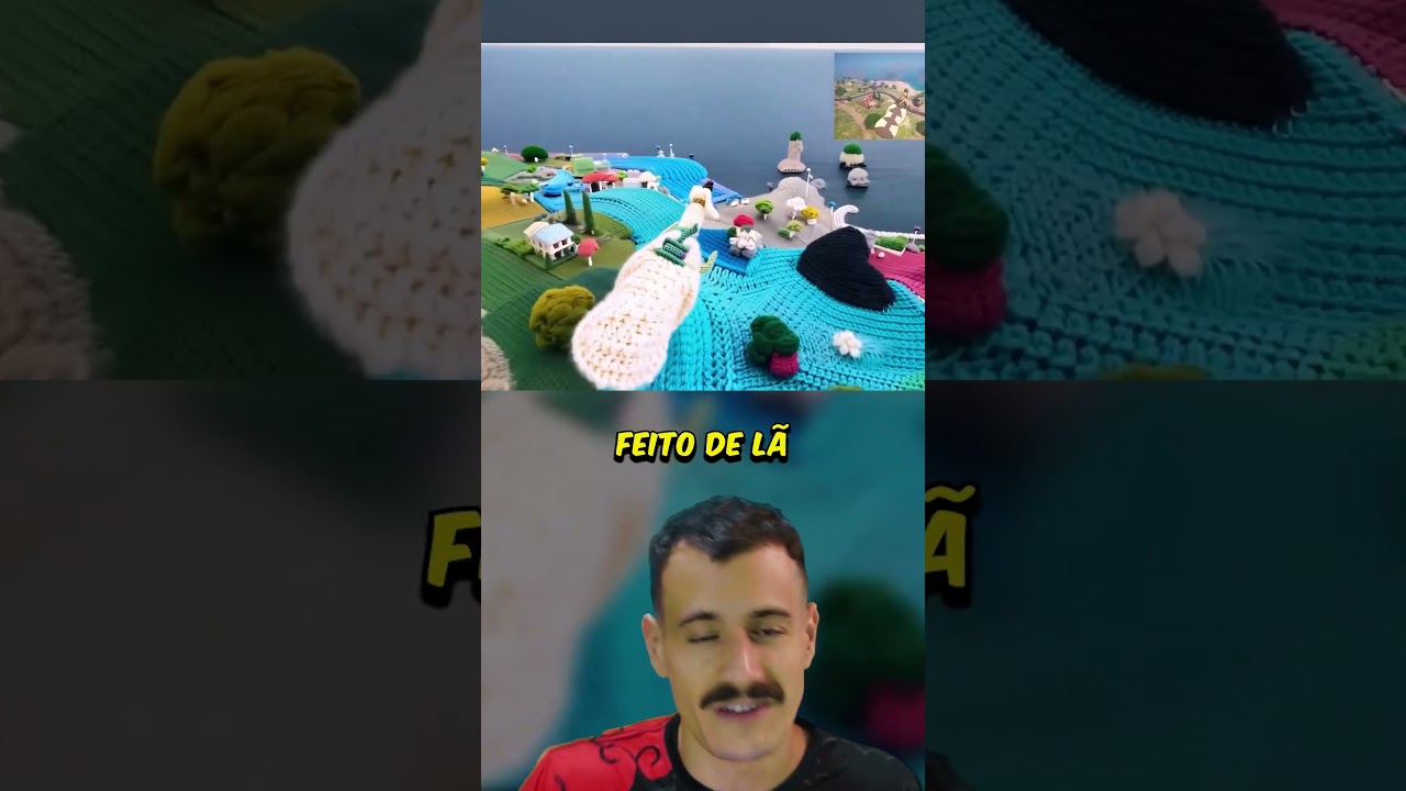 Fortnite de Croch&ecirc;!? Filtro de IA pra GAMES! 🤯 #ia #games #fornite