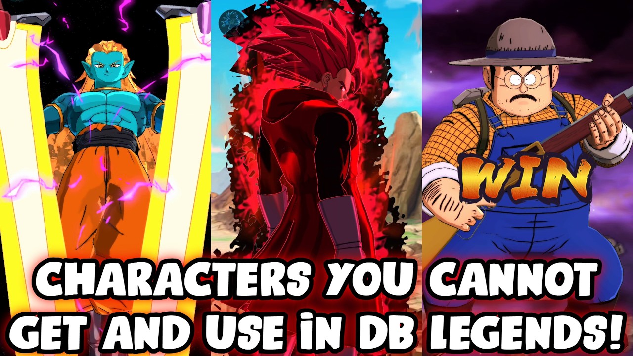 You Cannot Use These Characters In Dragon Ball Legends