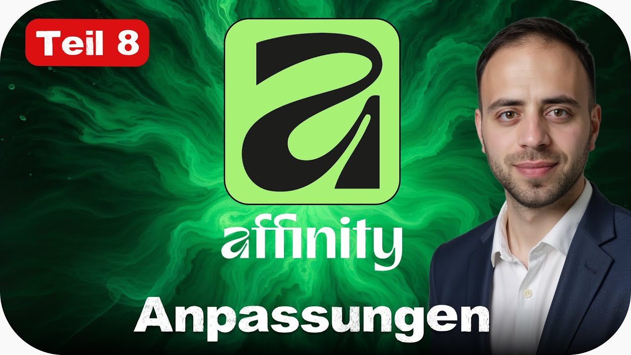 Affinity V3.0 für Anfänger – Anpassungen in Affinity / Beleuchtung & Farben (deutsch) – Teil 8