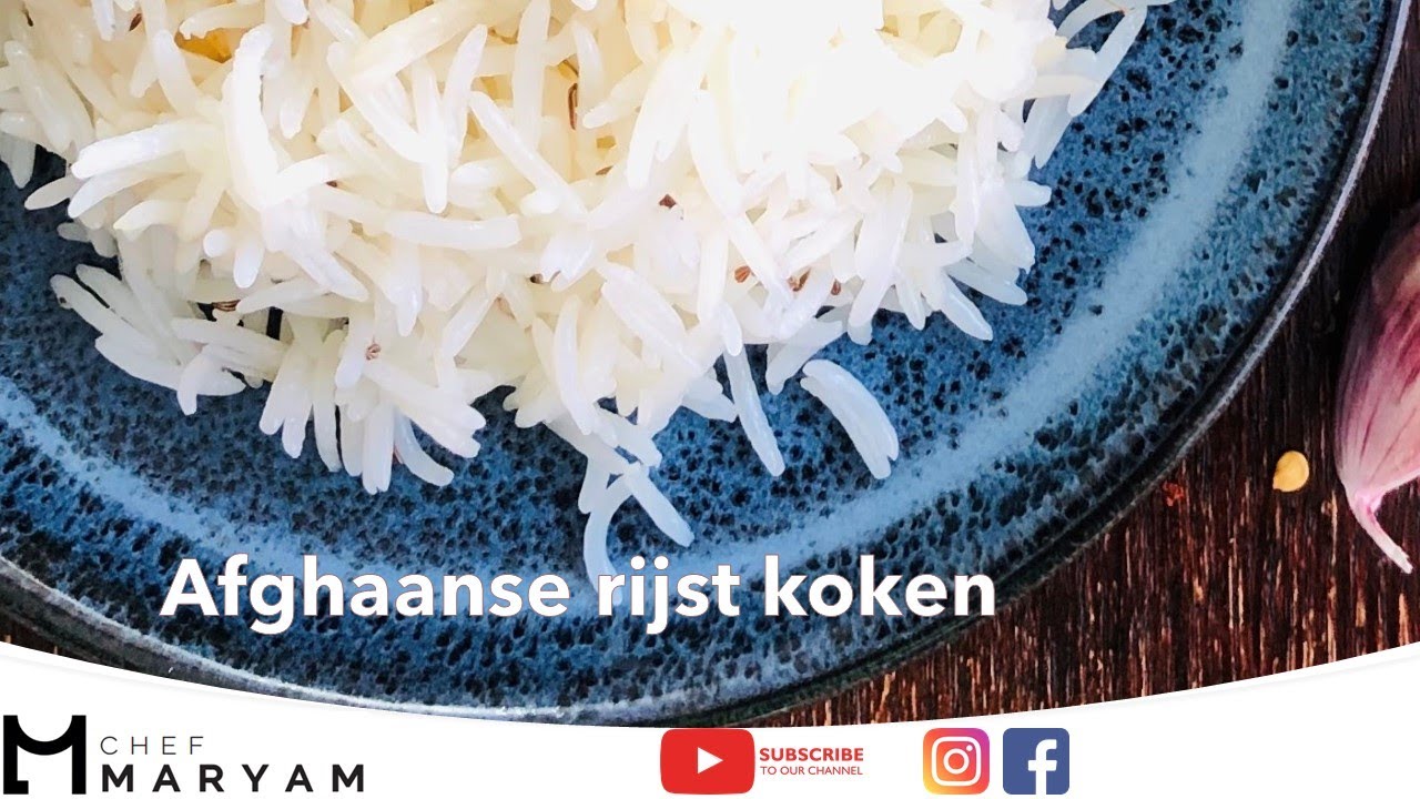Afghaanse rijst maken. Hoe kook je rijst. How to cook perfect rice?