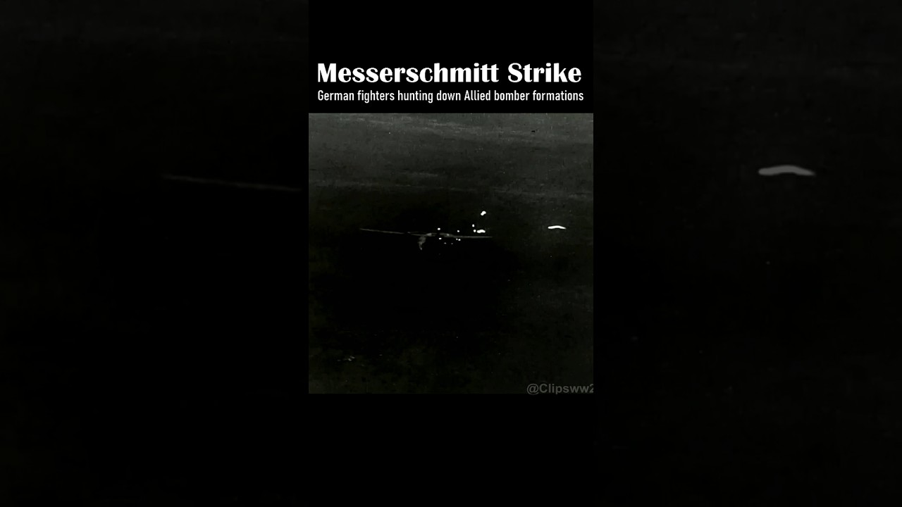🥇 MESSERSCHMITT ATTACKS ALLIED BOMBERS &mdash; SOUND ON | WWII #ww2 #aviation