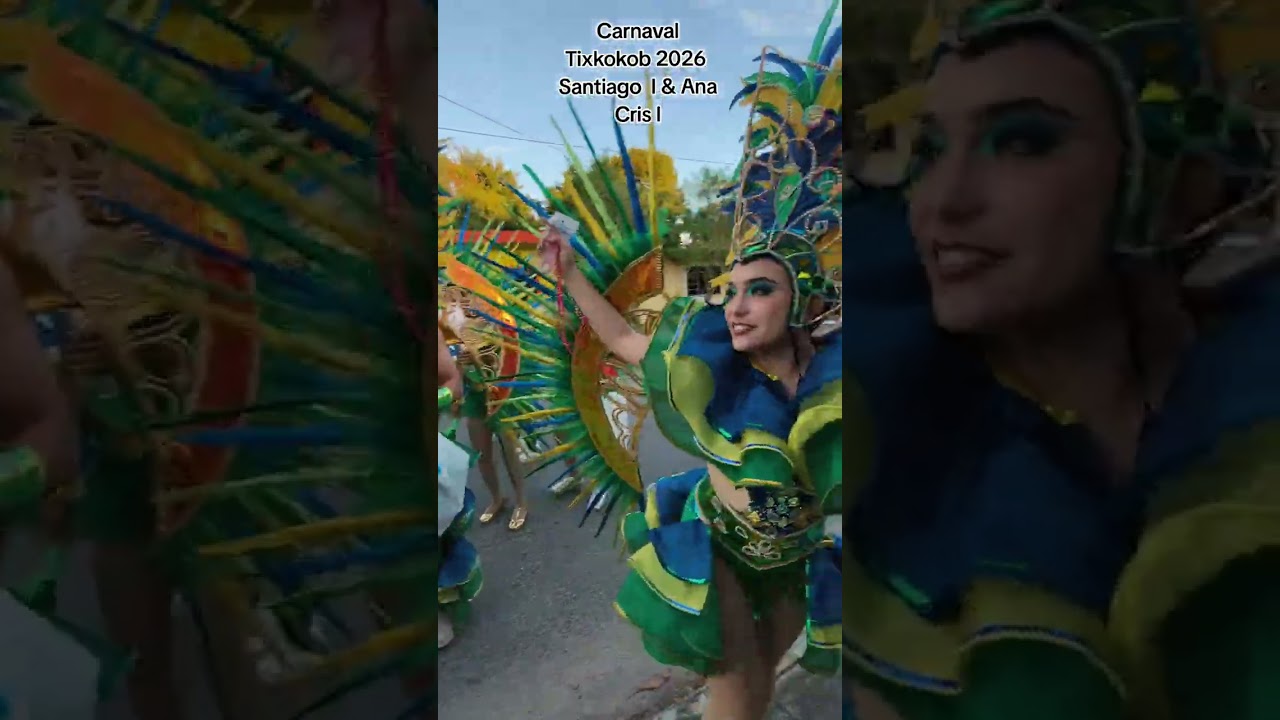Carnaval Tixkokob 2026 Reyes infantiles Ana Cris I